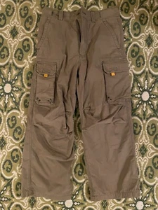 VINTAGE Abercrombie & Fitch Pants Boys Youth Large Paratrooper Skater Y2K - Picture 1 of 7