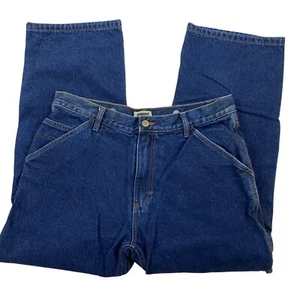 SafTBak Flannel lined carpenter Jeans Men's size 36(35) x 30 - Picture 1 of 3