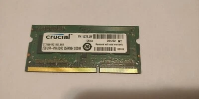 2GB Laptop iMac Memory RAM Samsung Crucial - Pick yours! - Image 1 of 3