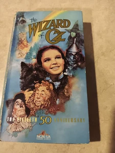 The Wizard Of Oz 50th Anniv Edition (VHS 1989) Without Booklet Free Shipping! - Picture 1 of 6