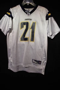 REEBOK Authentic White Ladainian Tomlinson #21 San Diego Chargers Jersey YXL-B19 - Picture 1 of 7