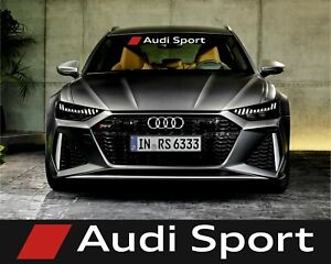 Audi Sport Windschutzscheiben frontscheibe Aufkleber Sticker Quattro A3 A4 A6 TT