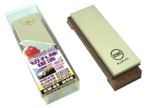 KING Japanese Whetstone combination 1000/6000 sharpening water stone KW65 Japan - Picture 1 of 3