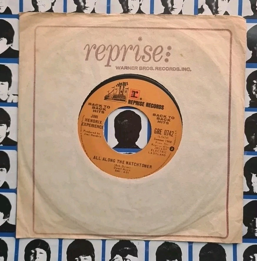 Jimi Hendrix Experience 45 7" Vinyl All Along The Watchtower / Crosstown Traffic - Image 1 of 4