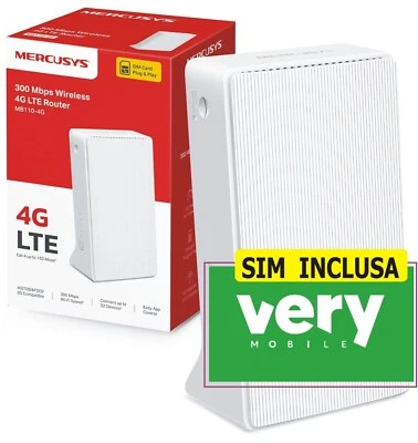 MODEM, ROUTER WIFI con SIM INCLUSA, da 6,99€ al mese Senza Installazione - Immagine 1 di 4