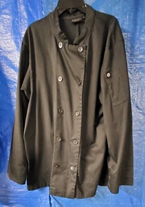 Mens Chef Works Coat, Pre-Owned, Black, Size Large,  Good condition - Picture 1 of 3