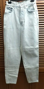 Vintage SUNSET BLUES Light BLUE JEANS sz 11 TALL Straight leg  USA - Picture 1 of 5