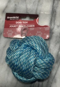 Dog Chew Toy Rope Heavy Duty Chewers, Dog Ball for Dogs, Multicolor 3 In - Picture 1 of 3