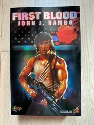 🔥 Figura de acción Hot Toys MMS21 First Blood - John J. Rambo NUEVO Foto 1 de 2