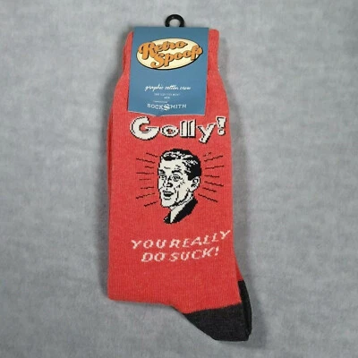 Meias masculinas Red Crew - Ótimo! Você realmente é uma droga! Meias retrô Spoofsmith - Imagem 1 de 3