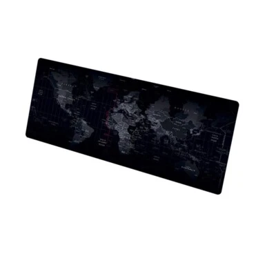 Desk Mousepad Anti-slip World Map Pattern Gaming Mouse Pad Keyboard Mat Large - Image 1 of 4