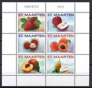 SINT MAARTEN 2014 - TROPISCHE VRUCHTEN - POSTFRIS BLOK VAN 6 - Imagen 1 de 1