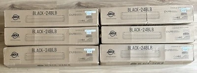 (6) American DJ ADJ BLACK-24BLB 24" Blacklight Tubes Fixture Reflector w/Switch - Image 1 of 4