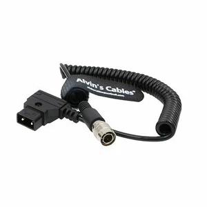 Dispositivi audio ZAXCOM cavo di alimentazione torsione arrotolato D rubinetto a 4 pin Hirose maschio - Foto 1 di 5