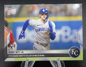 Bobby Witt Jr ROOKIE 2022 Topps Rookie Card RC - Foto 1 di 6