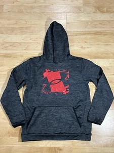 Youth Under Armour Hoodie Sweatshirt Black Gray size Youth XL - Picture 1 of 4