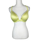 Victoria's Secret Bra Women 36DD Lime Green Bejeweled Very Sexy Push Up Wired