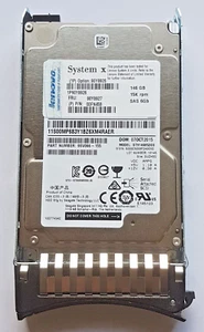 146 GB SAS System X Lenovo 90Y8926/ST9146853SS 15K 64MB 2.5 " Hard Drive+Caddy - Picture 1 of 1