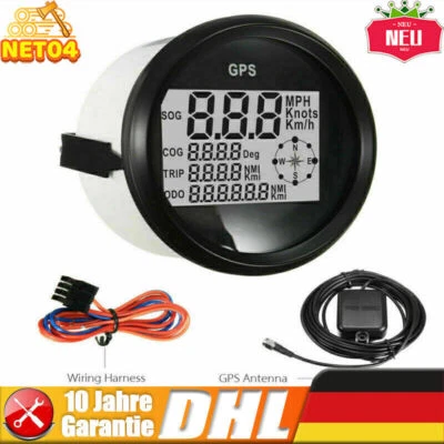 GPS Geschwindigkeitsmesser Tacho Digitale Kilometerzähler Tachometer Messgerä - Bild 1 von 4