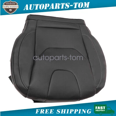 For Ford Fusion Titanium 2013-2017 Leather Seat Cover Driver Perforated Black - Image 1 of 4