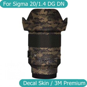 For Sigma 20mm F1.4 DG DN Decal Skin Vinyl Wrap Film Camera Lens Sticker 20 1.4