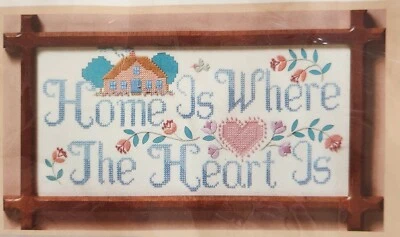 The Creative Circle 0849 Home Is Where The Heart Is Cross Stitch Kit - Image 1 of 4