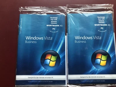 Microsoft Windows Vista Business 32 Bit in Folie - Bild 1 von 2