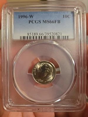 1996-W Roosevelt Dime 10c Ms 66 - Image 1 of 2
