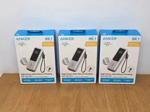 Anker Power Bank 25 000 mAh 165 W Chargeur Portable Ultra Rapide 2 Câbles Intégrés (S - Photo 1 sur 24