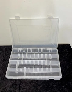 Plano Compartment Box With 13 Compartments, Plastic, - Picture 1 of 7