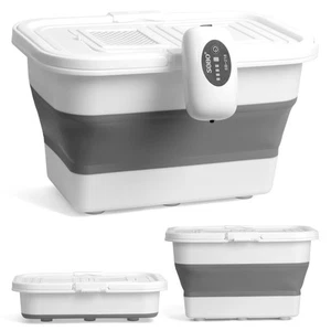 Live Bait or Fish Bucket with Aerator, 14 Quarts Multi-Function Collapsible F... - Picture 1 of 6