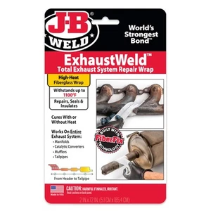 J B Weld Exhaustweld High Strength Fiberglass Wrap 2 x 72 for Exhaust Repairs - Picture 1 of 3