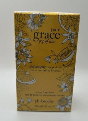 Fragancia para mujer sellada Pure Grace Pop of Sun de Philosophy EDT spray 4 oz/120 ml Foto 1 de 2