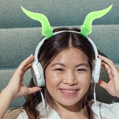  2 Pcs Corna Halloween Accessorio Per Costumi Cosplay Decorazioni - Image 1 of 4