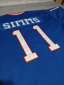 Camiseta azul de los New York Giants SIMMS #11 talla 52 Mitchell & Ness 1986 retro NFL - Imagen 1 de 8