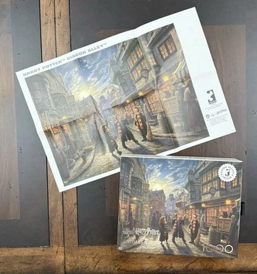 Lot of 2 Harry Potter Puzzle 1000 Piece Silver Select Complete - Image 1 of 4