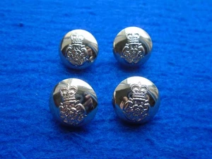 4 X INTELLIGENCE CORPS 19MM ANODISED STAYBRITE GOLD BUTTONS, FIRMIN LONDON - Picture 1 of 4