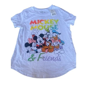 NWT Girls Size Large Mickey Mouse and Friends Disney Tee Kids T-shirt Summer - Picture 1 of 4