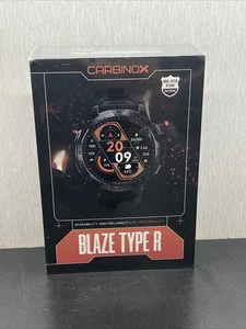 CARBINOX "BLAZE TYPE R " Tactical Military Smartwatch IP69K Black - NEW w/ BONUS - Photo 1 sur 6
