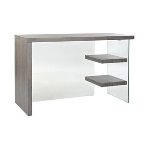 Schreibtisch DKD Home Decor Grau Durchsichtig Kristall Holz MDF 120 x 50 x 76 - Bild 1 von 8