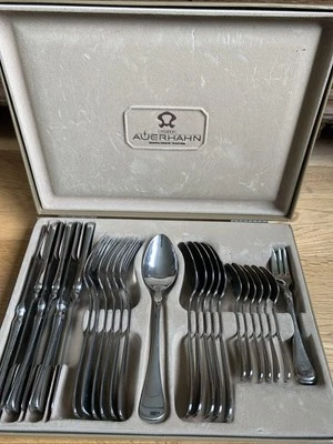 Auerhahn Regent Edelstahl Besteck 6 Personen 30 Teile selten noch zu finden - Bild 1 von 4