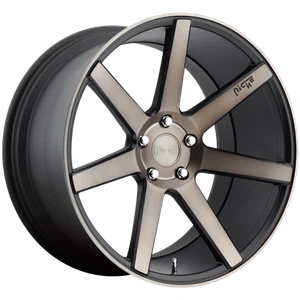20x10.5 Niche M150 Verona Matte Black Machined Wheel 5x120 (35mm) - Picture 1 of 5
