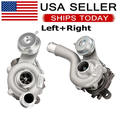 Turbocargadores izquierdo + derecho para Ford Flex Taurus Explorer Sport Lincoln MKS MKT Foto 1 de 4