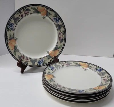 Platos de cena y pan Mikasa Intaglio Garden Harvest, cuencos de sopa excelentes Foto 1 de 4