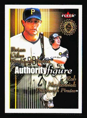 Figura Fleer Authority #15 AF Brian Giles/Rob Mackowiak/1750 Authority 2001 Foto 1 de 2