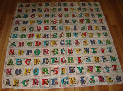 tela algodón ABC BLOCKS PANEL ALFABETO MICHAEL MILLER 42 X 44 Foto 1 de 4