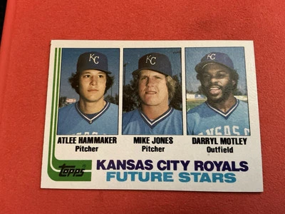 1982 Topps Future Stars - Atlee Hammaker/Mike Jones/Darryl Motley RC🔥🔥🔥 - Image 1 of 2