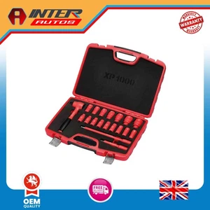 Juego de enchufes métricos XP1000® VDE, 1/2" cuadrado Dr. (19 piezas) (17671) - Imagen 1 de 5