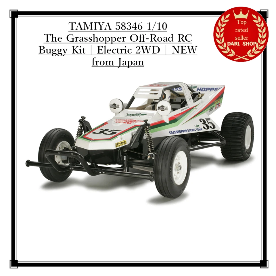 58346 Automodello Tamiya Grasshopper I Brushed 1 10 Buggy elettrica Trazione POS