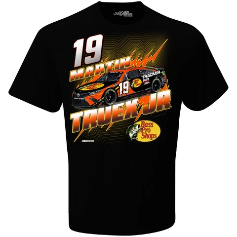 Martin Truex Jr Next Gen Bass Pro Shops T-Shirt Black Cover